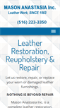 Mobile Screenshot of leatherrepairexperts.com